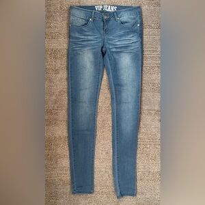 VIP Women's Classic Blue Skinny Jeans